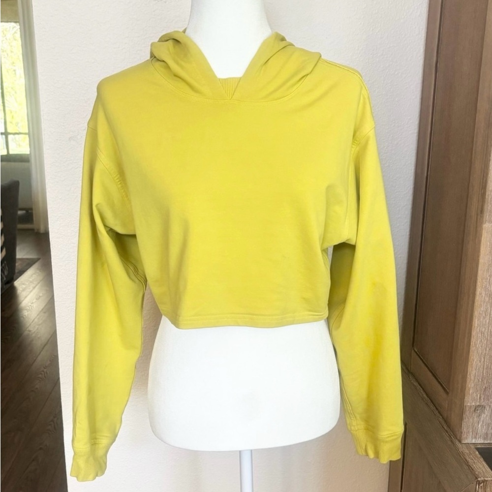 Lululemon All Yours Cropped Hoodie Soleil Size 6